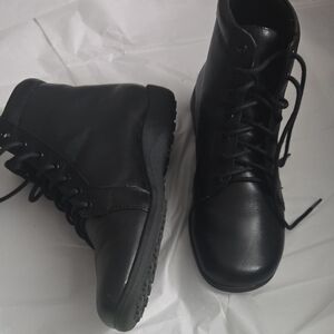 Walking Cradles Black Ankle Boots